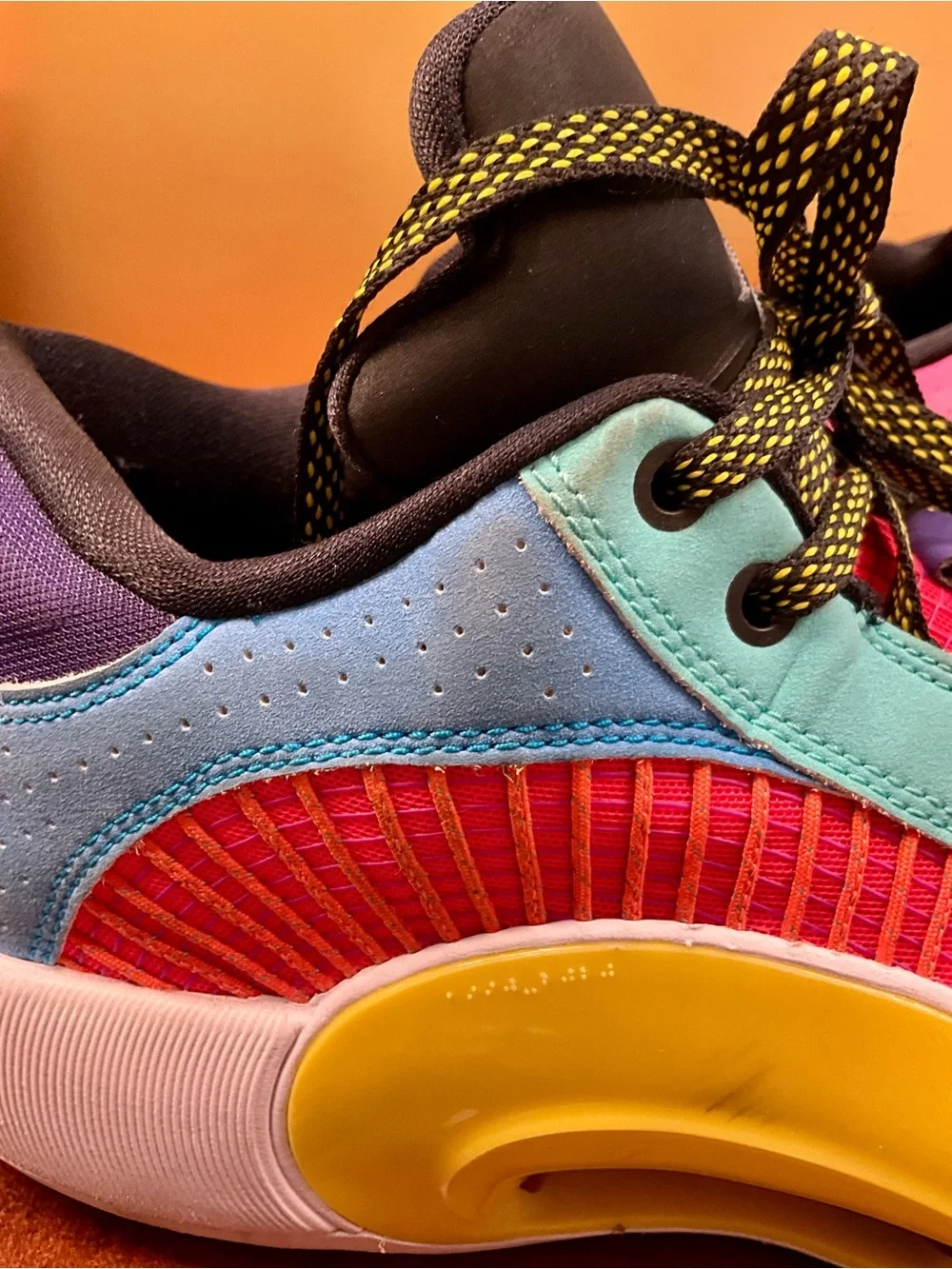 Jordan vibrant sneakers